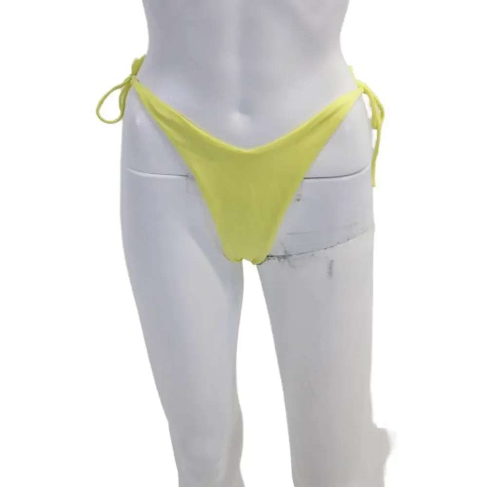 Peixoto Womens Side Tie Adore Full Bikini Bottoms Lemon Glow Size Extra Large